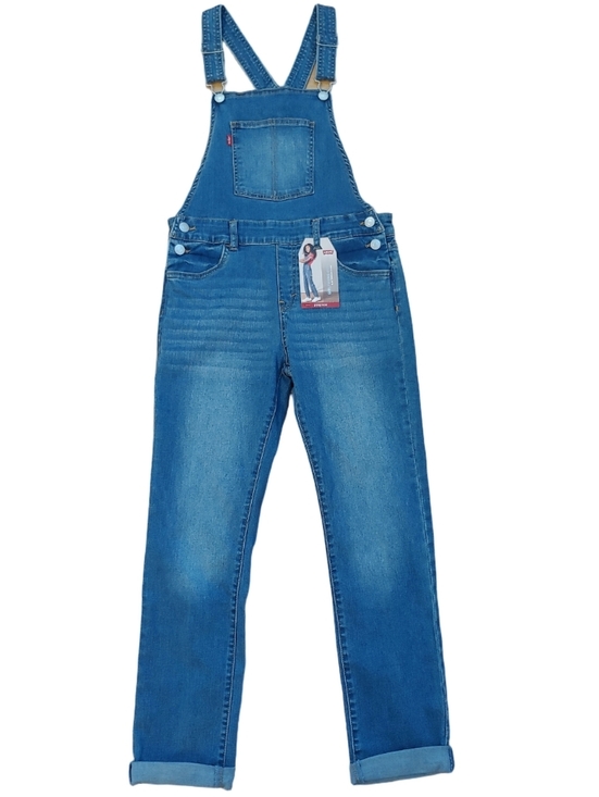 Levi's Other - Levi's Blue Classic Denim Girl's Overalls Size 14 NWT